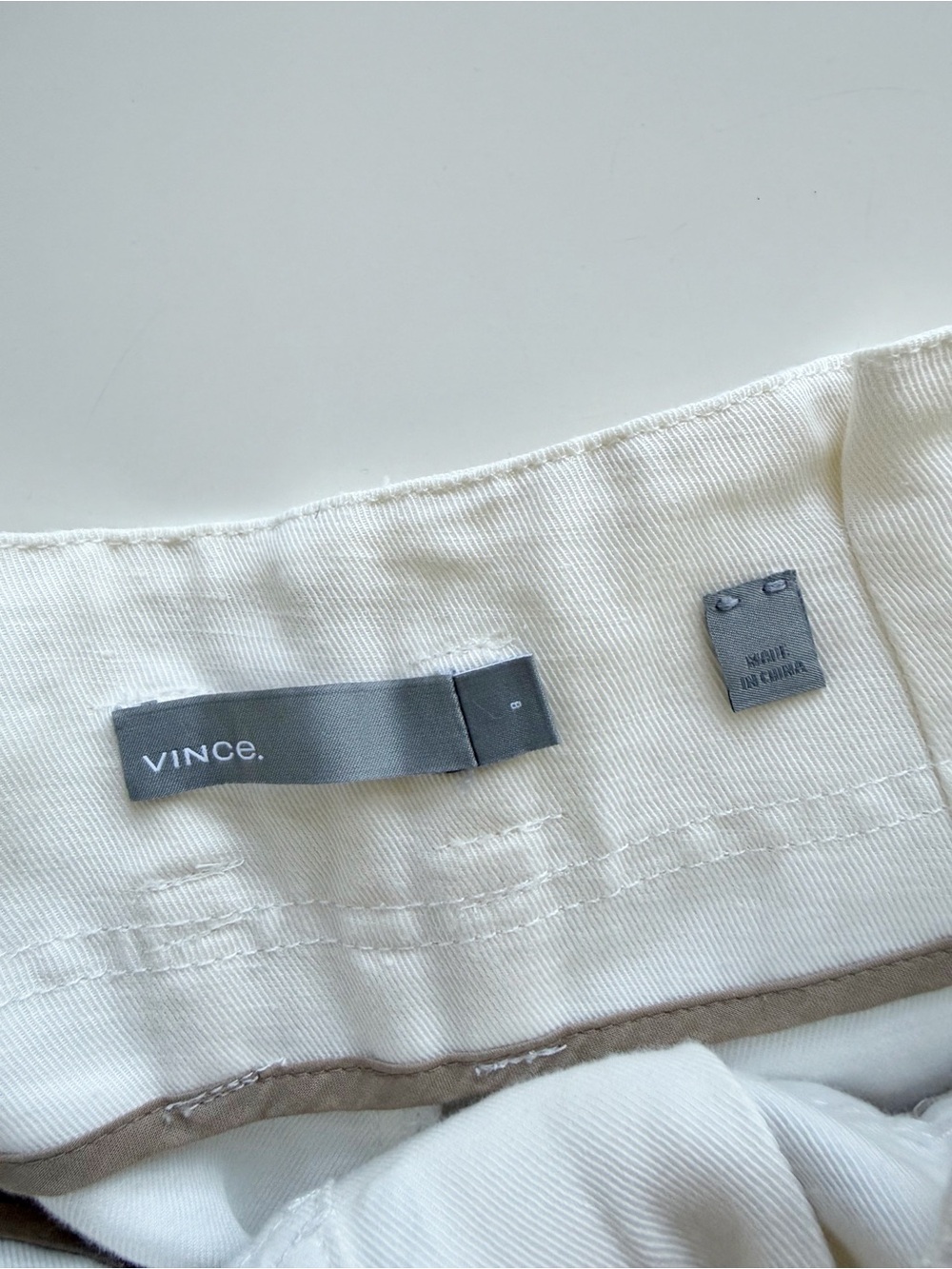 Vince Linen Blend Rope Tie Cropped Pants size 8 - Picture 4 of 6